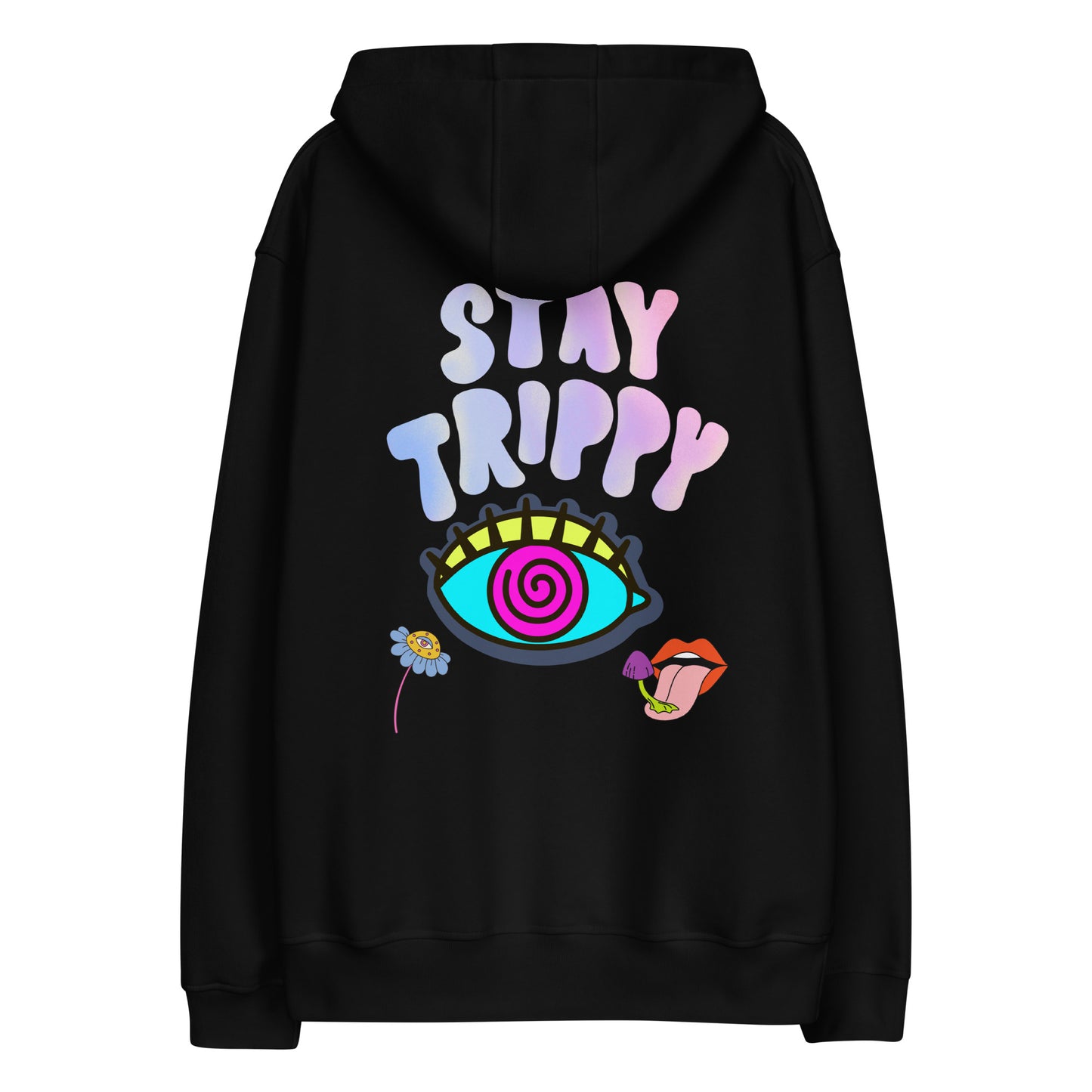 Trippy Space Tongue Embroidered Premium Hoodie